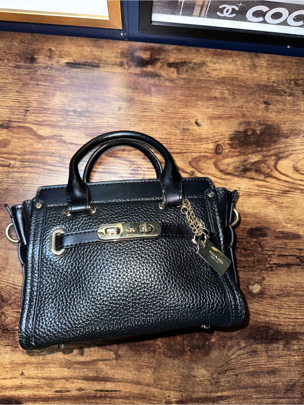 Coach Swagger mini satchel (no strap) - Picture 8 of 16